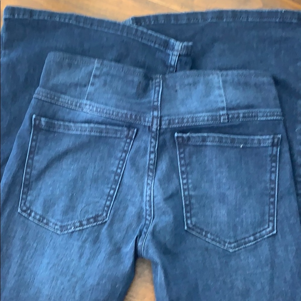 NWT Free People Pull in Wide  Leg Jeans - Picture 6 of 7